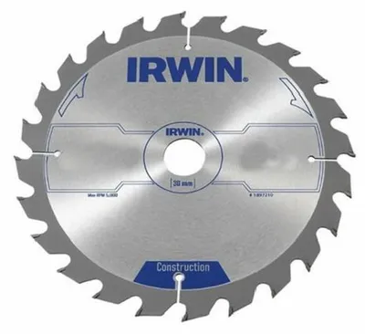 IRWIN Kreissägeblatt Widia 210 mm x 30 mm 40 Zähne