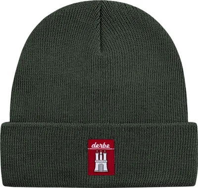 Produktbild von Uni Strickmütze für Damen und Herren, Einheitsgröße, warm und weich mit breitem Umschlag