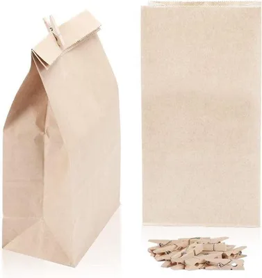 Immagine prodotto di Sacchetti di carta marroni per Natale, 24 pezzi
