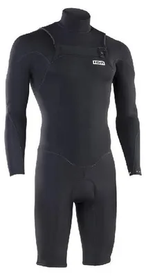 Image de ION Shorty 2/2 en néoprène pour homme, fermeture éclair sur le devant, NOIR, taille 52/L (néoprène et harnais)