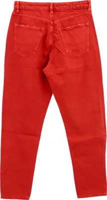 Produktbild von 33026 Esprit, High Rise Mom Fit,  Damen Jeans, Denim ohne Stretch, ziegelrot, W 29