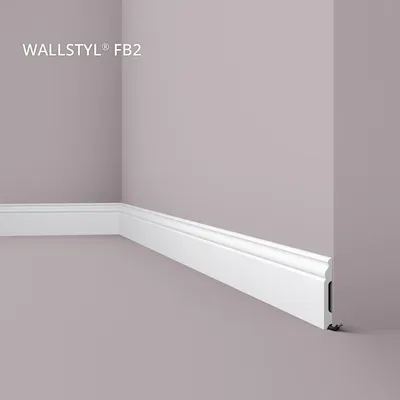 Image de NMC FB2 WALLSTYL Plinthe Profil de décoration 2 m
