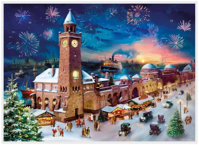 Produktbild von Adventskalender "Hamburg Landungsbrücken"
