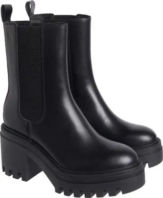 Image de Calvin Klein Jeans Bottines pour femmes YW0YW01547 0GJ Couleur : Noir Taille : 39