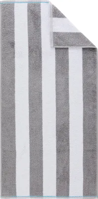 Produktbild von Dyckhoff Duschtuch Block Stripe kiesel, 70 x 140 cm