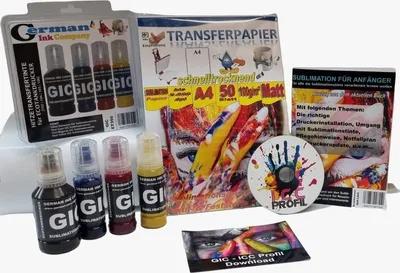 Produktbild von Profi-Sublimation mit Ecotank: Das GIC Starterpaket macht's möglich!
