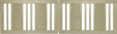 Produktbild von Doppeltor Konsta Fenris ohne Schloßfräsung 300 x 90 cm kesseldruckimprägniert
