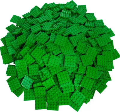 Immagine prodotto di Piastre di costruzione LEGO® 4X4 Verde - 3031 NUOVO! Quantità 250x