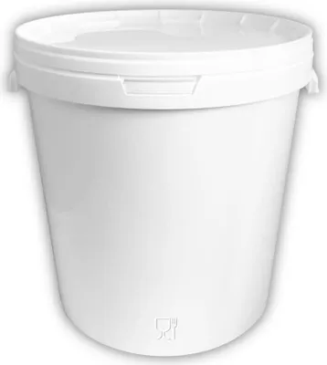 Produktbild von Leereimer mit Deckel Hobbock 30 Liter weiß