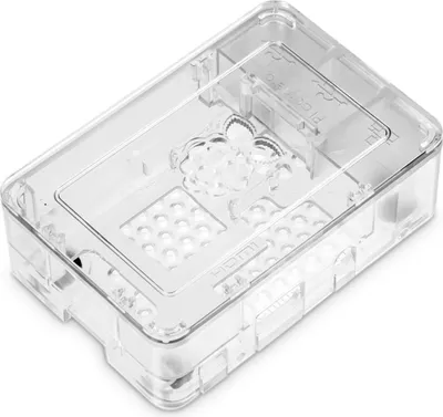 Immagine prodotto di Alloggiamento per Raspberry Pi 3B+, 3B, 2B, 1B+ - Colore: trasparente