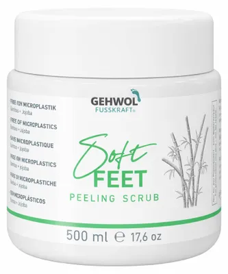 Produktbild von GEHWOL FUSSKRAFT Soft Feet Peeling 500 ml mit Bambus