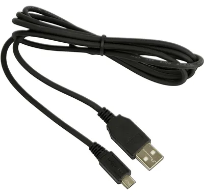 Produktbild von Link Anschlusskabel USB-A > Micro-USB (schwarz, 1,5 Meter)
