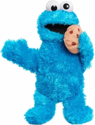 Image de Peluche Just Play Sesame Street 13.5inch Nom Nom Cookie Monster avec sons et mouvements