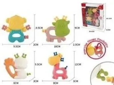 Produktbild von Tierrassel, 4 Stück – Madej