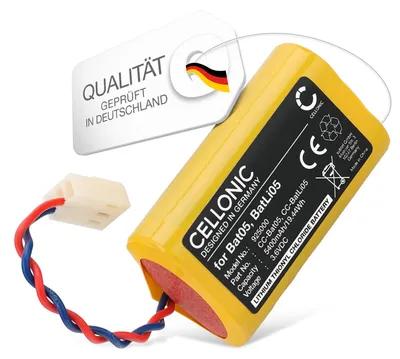 Produktbild von CELLONIC 1x Akku für Haustechnik Kompatibel mit DAITEM DP8000, D14000, 700-21F, Bat05 - (5400mAh, 3.6V)