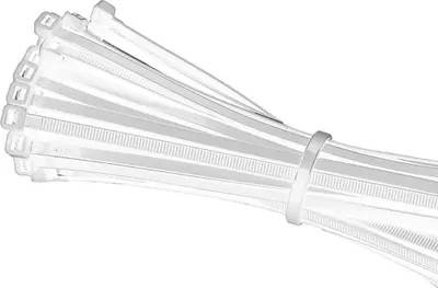 Produktbild von Edm Kabelbinder 250x4.8 Mm 100 Einheiten Weiß Weiß One Size