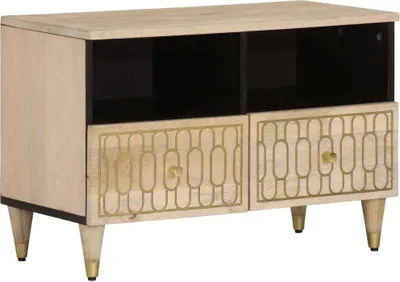Zdjęcie produktu dla Szafka pod telewizor, 70x33x46 cm, lite drewno mango