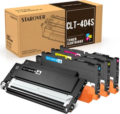 Produktbild von 4er Pack CLT-P404C CLT-404S Toner Ersatz für Samsung Xpress SL-C430 W SL-C432W SL-C433 W SL-C480 W FW SL-C480 FN W SL-C482 FW SL-C483 FW