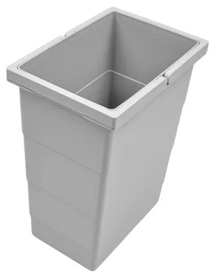 Produktbild von Hailo 1075959 Inneneimer 226x156x295mm 8,5 l hellgrau für Einbau Abfallsammler