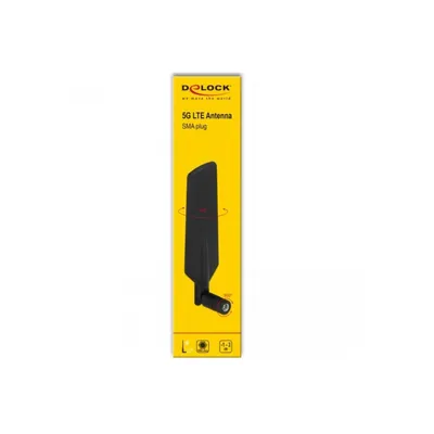 Produktbild von Antenne 5G LTE SMA Stecker -1 - 3 dBi omnidirektional drehbar mit Kippgelenk schwarz Delock