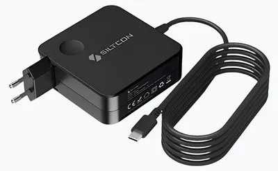 Productafbeelding van Siltcon® USB-C oplader 100W V2 – USB C adapter – Oplader USB C – 15 tot 100W – 45W, 65W, 87W & 100W – Geschikt voor o.a. Windows Laptops, Tablets, Telefoons – 2 meter kabel