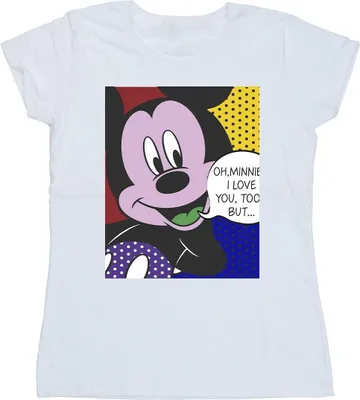 Produktbild von Disney - "Oh" T-Shirt für Damen BI33737 (L) (Weiß)