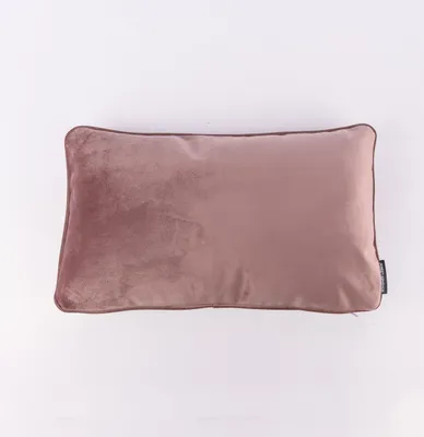 Produktbild von SCHÖNER LEBEN. Samtkissen mit Keder Federfüllung altrosa 30x50cm