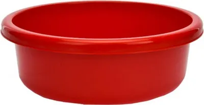 Produktbild von Runde Kunststoffschüssel Classic rot 9l