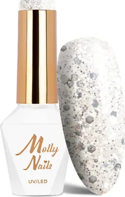 Image de Molly Nails Queens Of Life Brilliant Vernis à ongles hybride sans HEMA/DiHEMA, 8 g, n° 30