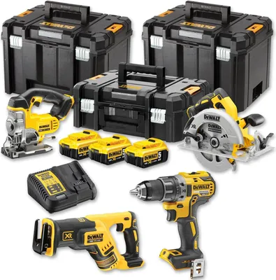 Zdjęcie produktu dla DeWALT DCK421P3T-QW, 3000 spm, Piła kompaktowa, 18,4 cm, Bateria, 18 V, 3 szt.