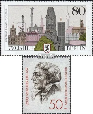 Produktbild von Briefmarken Berlin (West) 1987 Mi 776,779 (kompl.Ausg.) postfrisch 750 Jahre Berlin