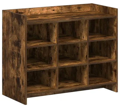 Obrázek produktu pro vidaXL Skříň na boty, kouřový dub, 85 x 39,5 x 70 cm, dřevotřísková deska