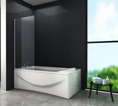 Produktbild von Fixe Duschtrennwand STURDO 70 x 140 (Badewanne)