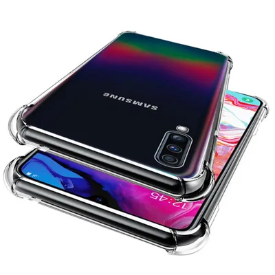 Obrázek produktu pro Galaxy A70 / A70S Pouzdro, Průhledné Měkké TPU Bumper, Nárazuvzdorné Ochranné Pouzdro pro Samsung Galaxy A70 / A70S