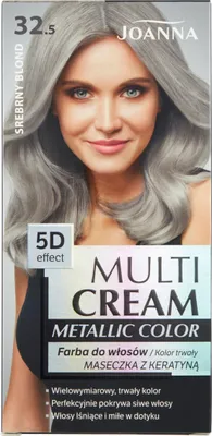 A box of hair dye with a model on the front.