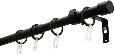 Obrázok produktu pre Tyč na posuvné závesy 180–310 cm, stabilná, výsuvná, biela