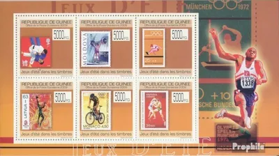 Produktbild von Briefmarken Guinea 2009 Mi 7093-7098 Kleinbogen (kompl. Ausgabe) postfrisch Sommerspiele auf Briefmarken