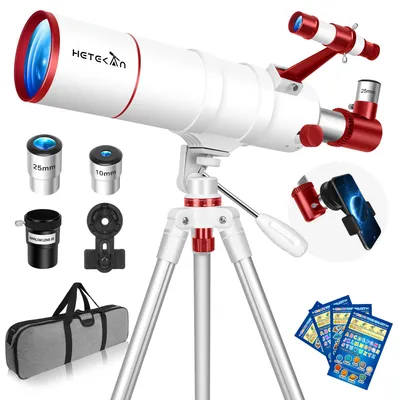 Productafbeelding van Refractortelescoop 90 mm met 22X-165X vergroting en AZ-statief