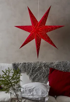 Produktbild von Papierstern 'Sensy Star 100', rot