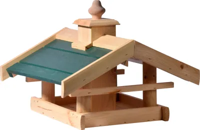 Produktbild von dobar großes Vogelfutterhaus aus Holz für Ständer