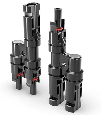 Produktbild von deleyCON PV4 Solar 2-Fach Y-Stecker Paar 1500V IP67 wasserdicht