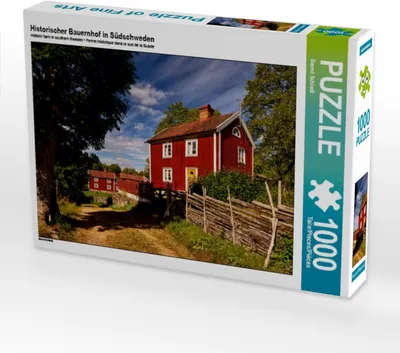 Produktbild von Calvendo Historischer Bauernhof in Südschweden 1000 Teile Puzzle quer 640x480mm, Schiedl Bernd; 7449605