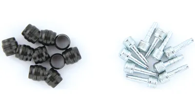 Image de Bague de serrage et insert Campagnolo EC-DB011 (10 kit), argent/noir (1 kit)