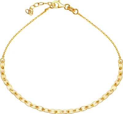 Produktbild von V Fusskette 925/- Sterling Silber vergoldet