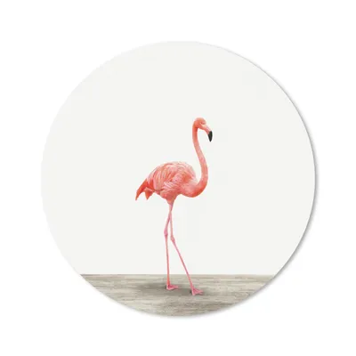 Produktbild von MuchoWow® Mauspad Mousepad Tiere - Flamingo - Rosa 40x40 cm - Mousepads - Maus Mat - Pad - Mausunterlage - Schreibtisch Accessoires