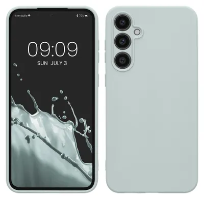 Produktbild von kwmobile Handyhülle für Samsung Galaxy S23 FE Hülle - TPU Case - Kabelloses Laden - Schutzhülle Cover in Cool Mint