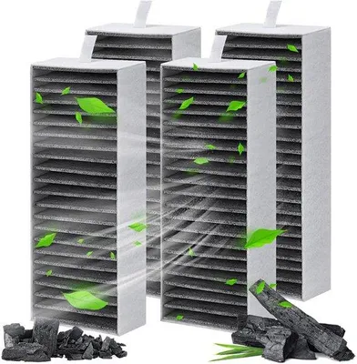 Produktbild von Aktivkohlefilter-Set, 4-teilig, stark, für Dunstabzugshaube