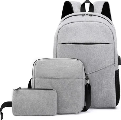 Obrázok produktu pre Vodotesné, Bange s USB nabíjacím portom, Laptop- Nordace Great Britain pre mužov a ženy (GREY)