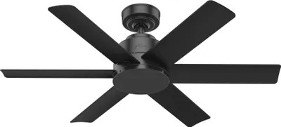 Produktbild von Deckenventilator mit Wandschalter Kennicott Schwarz 112 cm