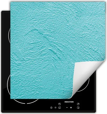 Produktbild von DarHaus Herdabdeckplatte 60x52 cm Anti Rutsch Matte Aufrollbar, türkis - Schiefer